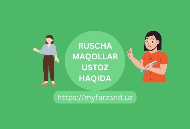 Ruscha maqollar ustoz haqida