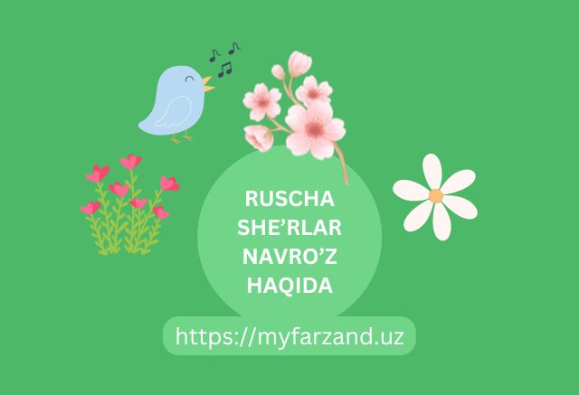 Ruscha sherlar Navro'z haqida