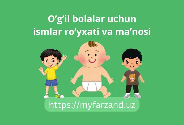 O'g'il bolalar uchun ismlar