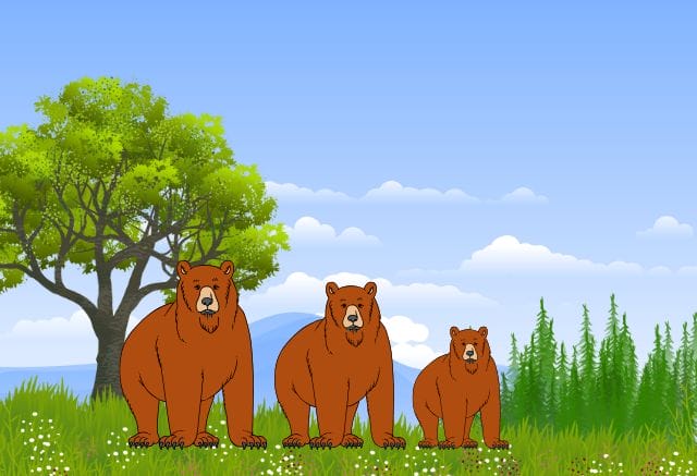 Сказка Три медведя Сказка Три медведя